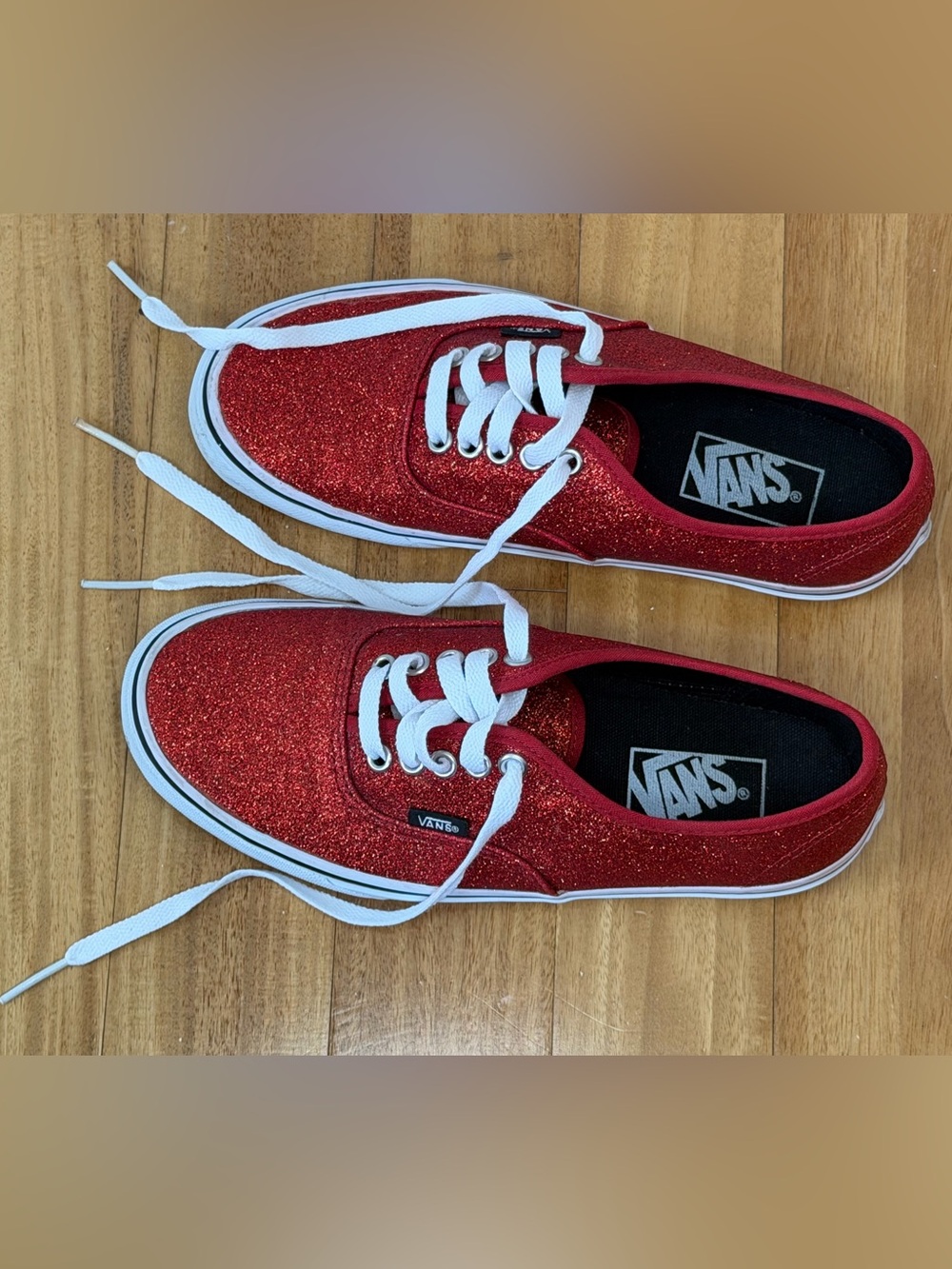Vans - Red Glitter - Picture 3 of 9